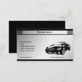 Black & White Template 5 Business Card (Front/Back)