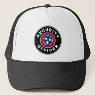 Black & White Tennessee Security Officer Hat