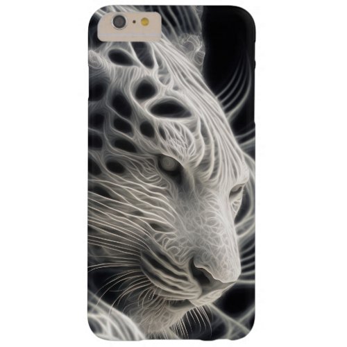 Black white Tiger 3D Render Barely There iPhone 6 Plus Case