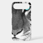 Black White Tiger Case-Mate iPhone Case (Back)