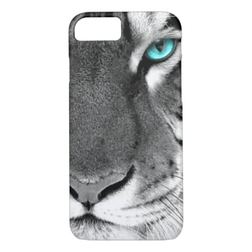 Black White Tiger iPhone 87 Case