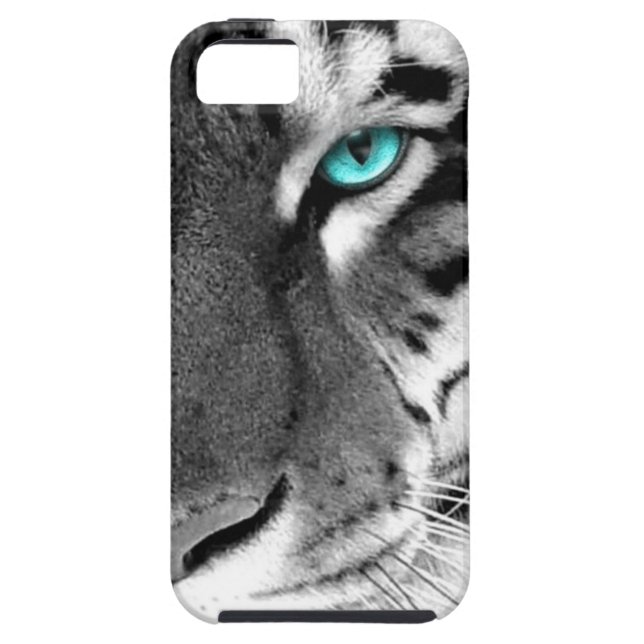 Black White Tiger Case-Mate iPhone Case (Back)