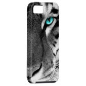 Black White Tiger Case-Mate iPhone Case (Back/Right)