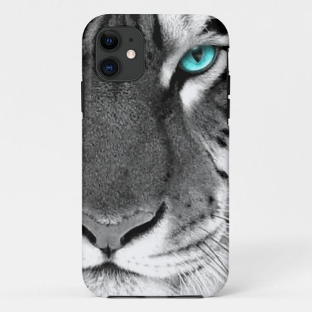 Black White Tiger Iphone 11 Case