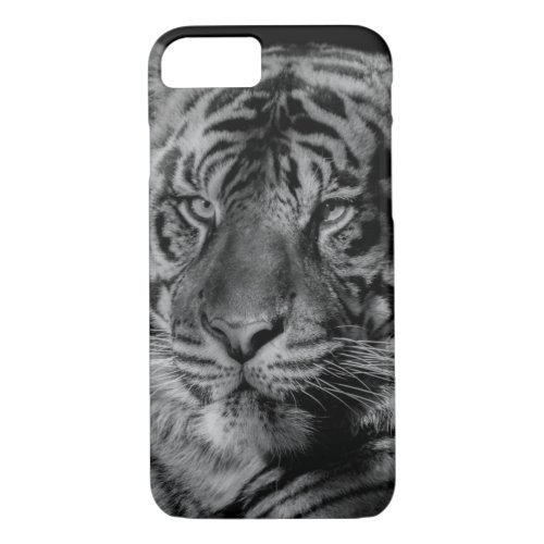 Black  White Tiger iPhone 87 Case