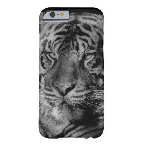 Black  White Tiger Barely There iPhone 6 Case