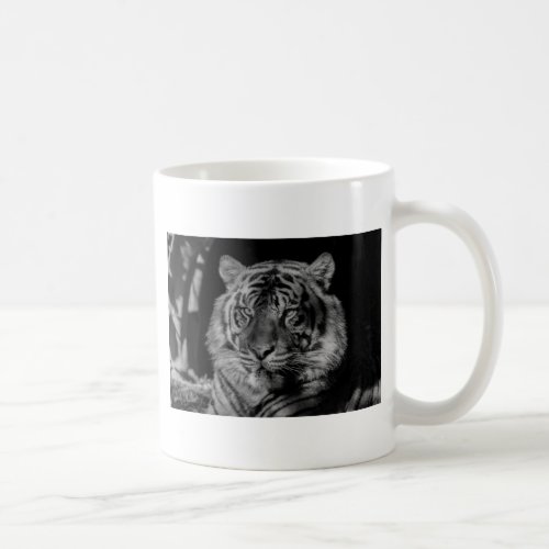 Black  White Tiger Coffee Mug