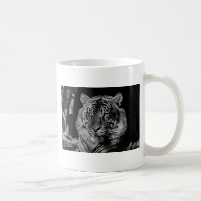 Black & White Tiger Coffee Mug (Right)