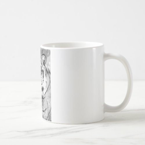 Black  White Tiger Coffee Mug