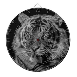 Black & White Tiger Dart Board