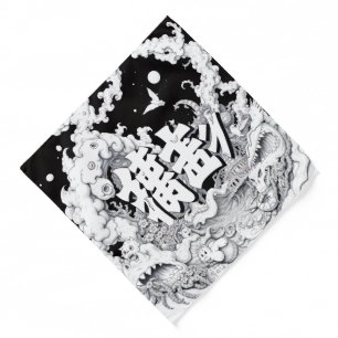 Black & White Tokyo Bandana