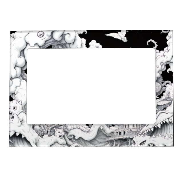Black & White Tokyo Magnetic Frame (Front)