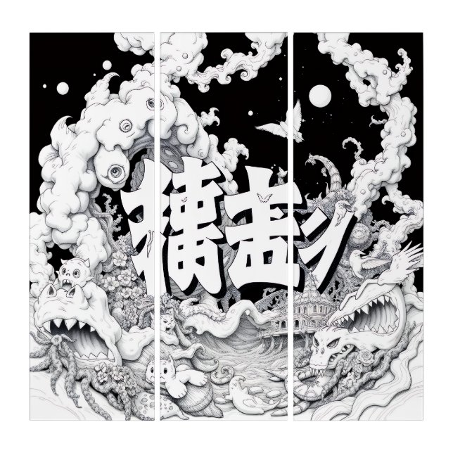 Black & White Tokyo Triptych (Front)