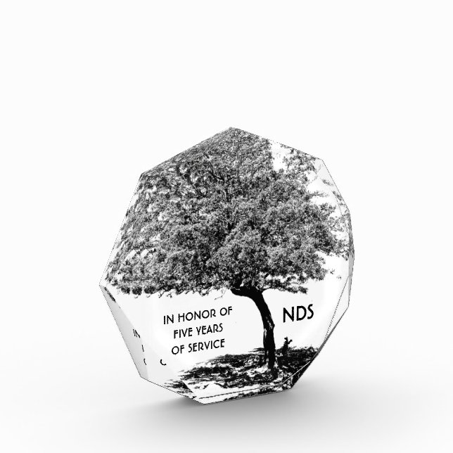 Black & White Tree Award (Left)