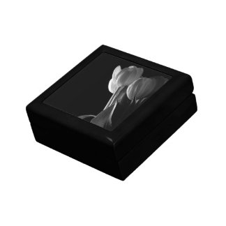 Black & White Tulips Jewelry Box