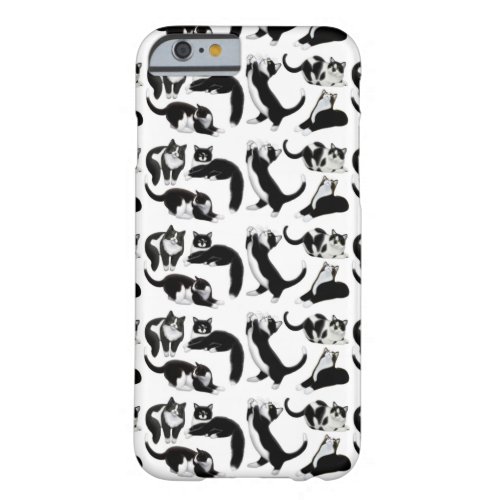 Black White Tuxedo Cats iPhone 6 Case