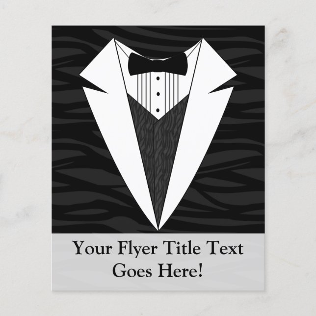 Black/White Tuxedo Flyer (Front)