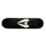 Black/White Tuxedo Skateboard