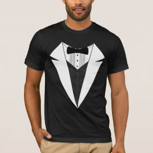 Black/White Tuxedo T-Shirt