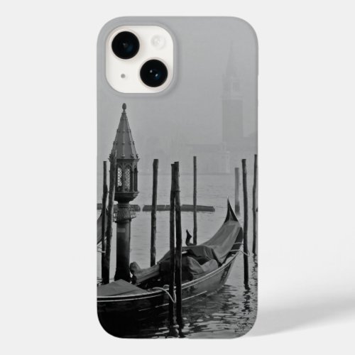 Black  White Venice Italy Travel Case_Mate iPhone 14 Case