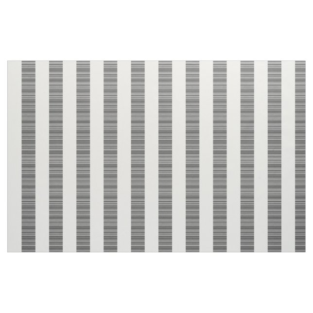Black White Vertical Modern Stripes Fabric (Fat Quarter)