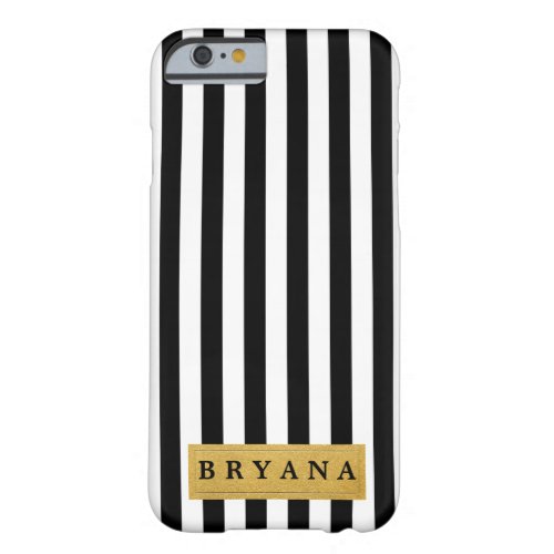 Black  White Vertical Stripes Modern Phone Case