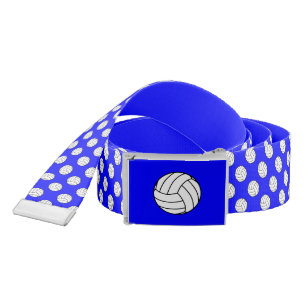 Black/White Volleyball Balls, Blue Belt