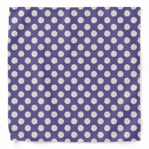 Black/White Volleyball Balls, Ultra Violet Purple Bandana