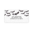 Black & White Watercolor Bats Halloween