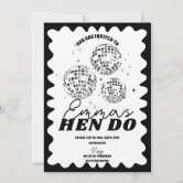Till Death Do Us Party Bachelorette Weekend Invitation