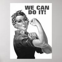 Black White We Can Do It World War II Propaganda