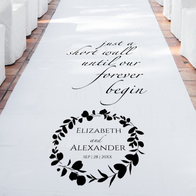 Black & White Wedding Aisle Entrance Floor Decals (Creator Uploaded)