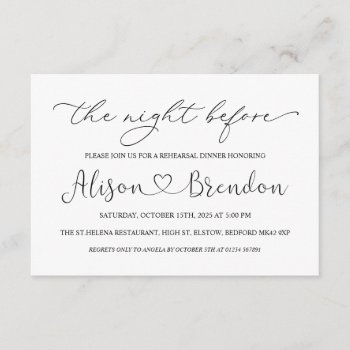 Black White Welcome To The Night Before Enclosure Card by IrinaFraser at Zazzle