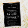 Black & White Wide Logo Grand Opening  Invitation