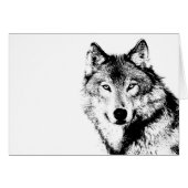 Black & White Wolf (Front Horizontal)