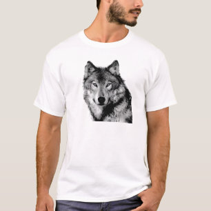 Black & White Wolf T-Shirt