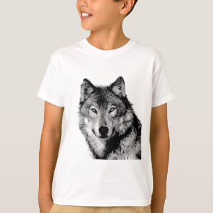 Black & White Wolf T-Shirt