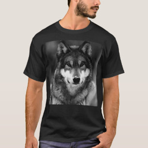 Black & White Wolf T-Shirt