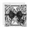 Black White Zebra Invite Ribbon & Jeweled Bow