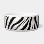 Black White Zebra Print Animal Safari Bowl<br><div class="desc">Black White Zebra Print Animal Safari</div>