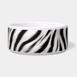 Black White Zebra Print Animal Safari Bowl<br><div class="desc">Black White Zebra Print Animal Safari</div>