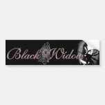 Black Widow Bumper Sticker at Zazzle