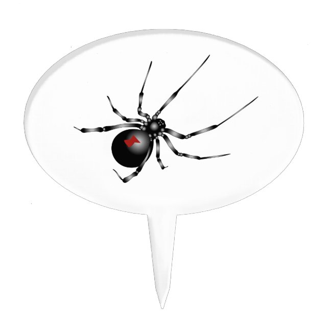 Black Widow Cake Topper (Front)