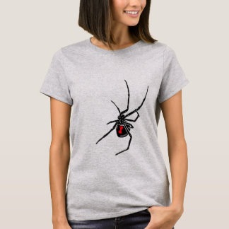 Black Widow design on a shirt 