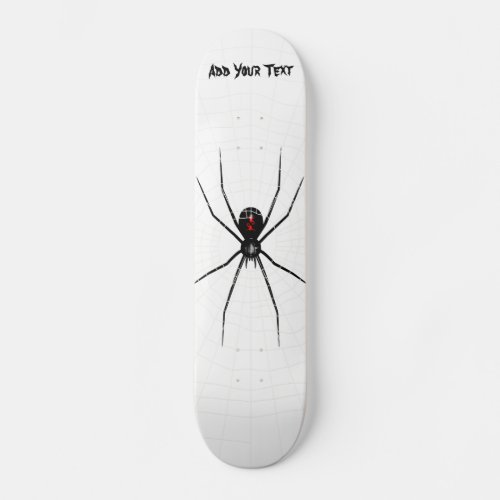 Black Widow design Skateboard Deck