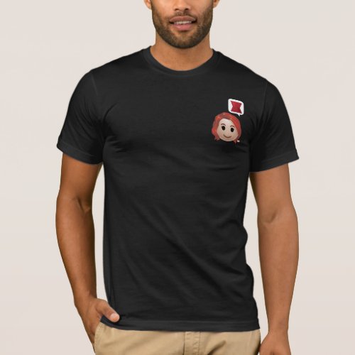 Black Widow Emoji T_Shirt