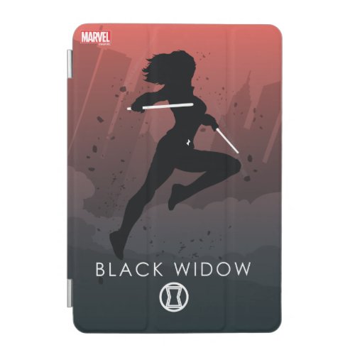 Black Widow Heroic Silhouette iPad Mini Cover