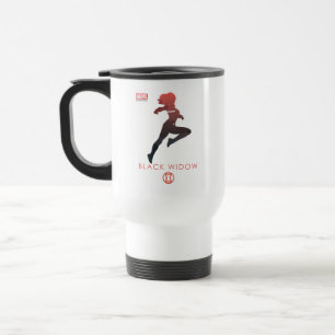 Black Widow Heroic Silhouette Travel Mug