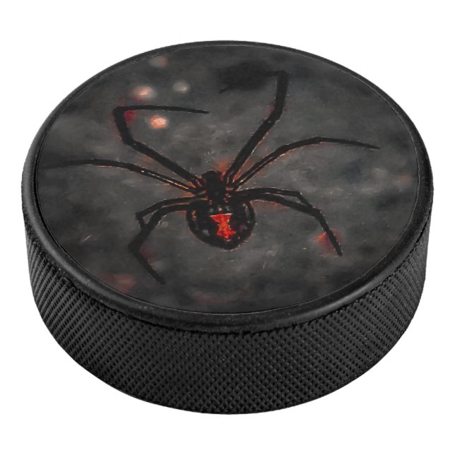 Black Widow Hockey Puck (3/4)