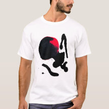 Black Widow Ink Blot Abstract Art